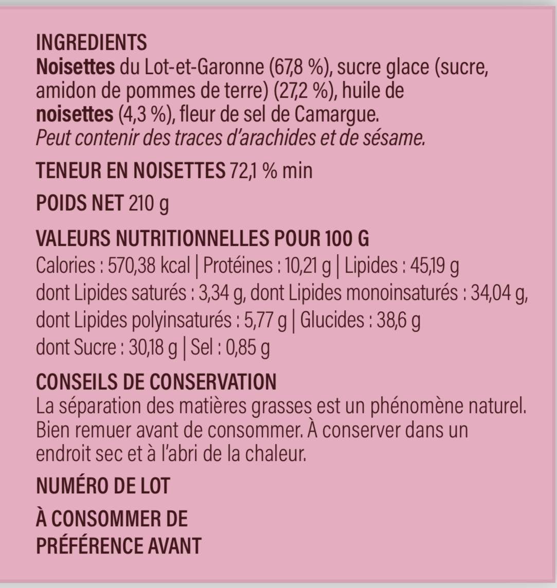 Onctueux Noisette