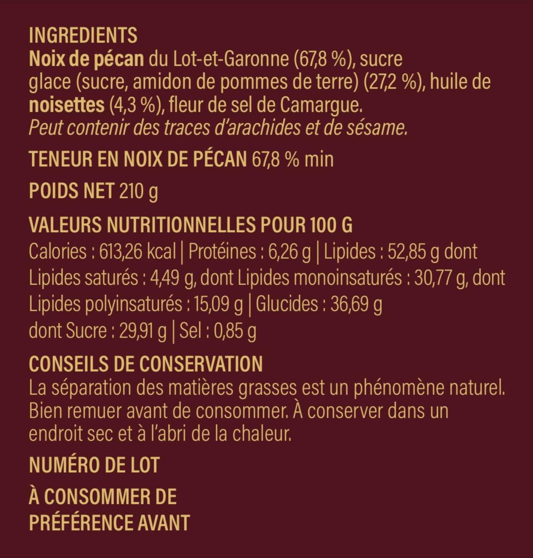 Onctueux Noix de pécan